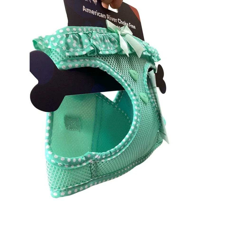 American River | Aqua | Choke-Free | Dog‎ Harness -XL | 21